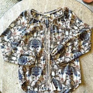Anthropologie Meadowrue peasant top XS